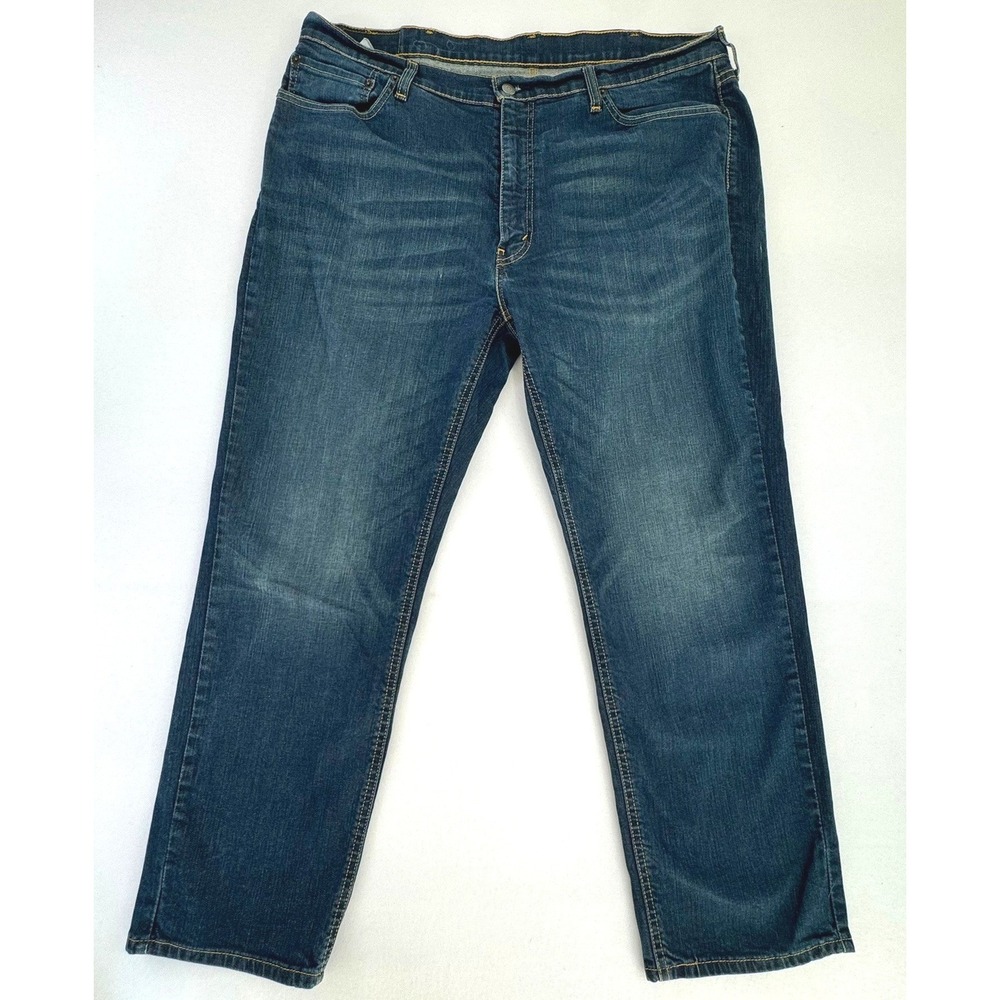 Levis 541 Athletic Taper Mens Blue Denim Jeans 40x30 Medium Wash Waterless